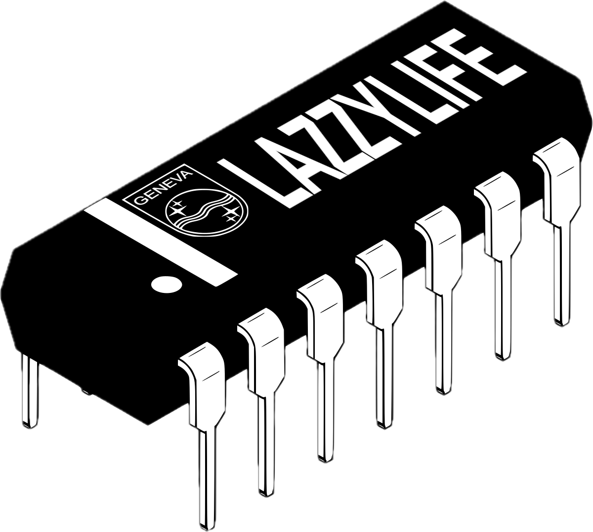 LAZZYLIFE Chip Logo